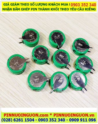 Pin sạc NIMH 1/V80H, Pin nuôi nguồn 1/V80H (NiMh 1.2v-80mAh) chính hãng 